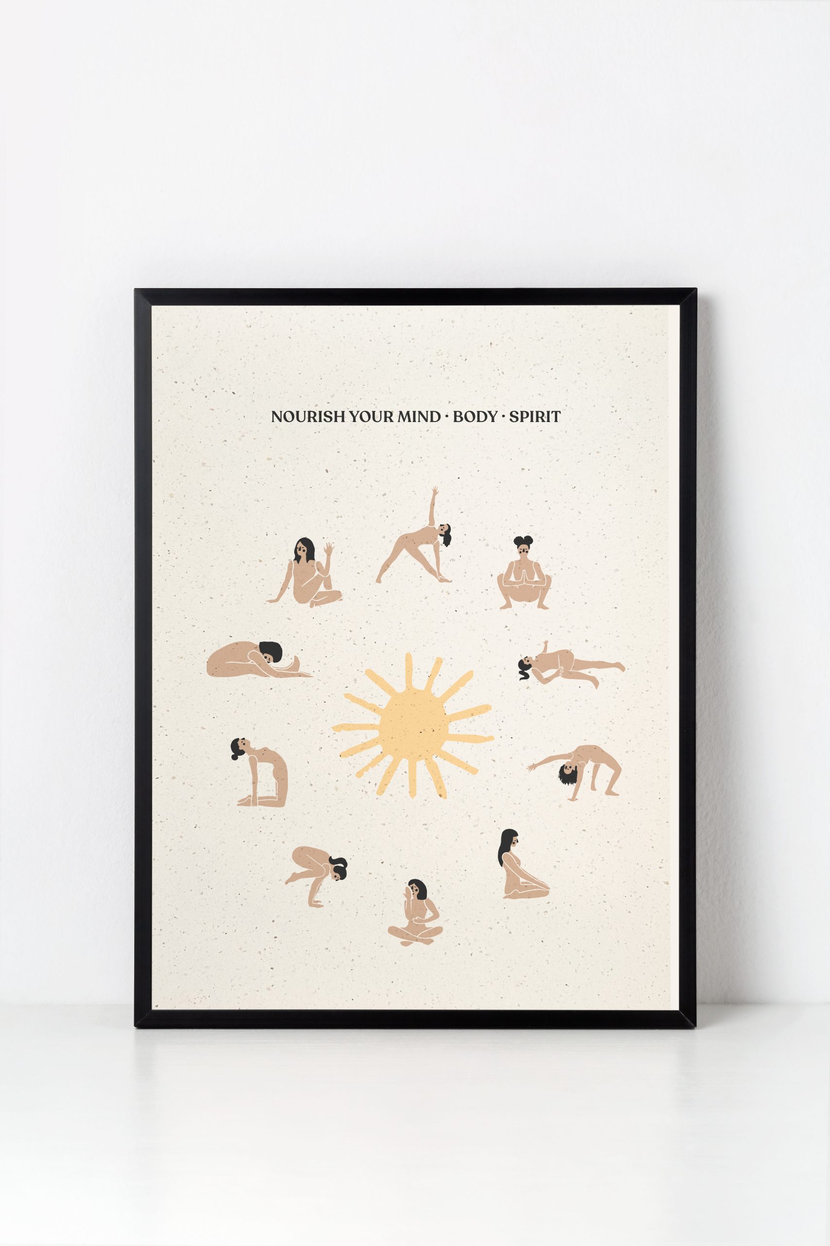 plakat joga_sun salutations