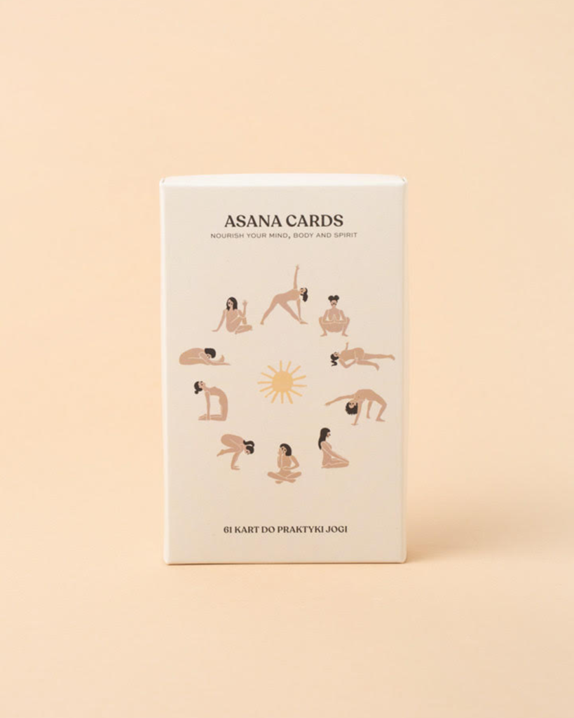 Asana Cards Sun Edition — karty do jogi 61 kart