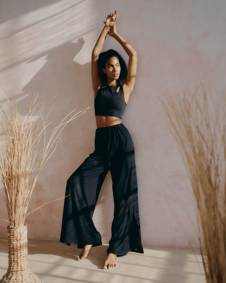 Asana Flow Pants – Onyx – Asana Creatives