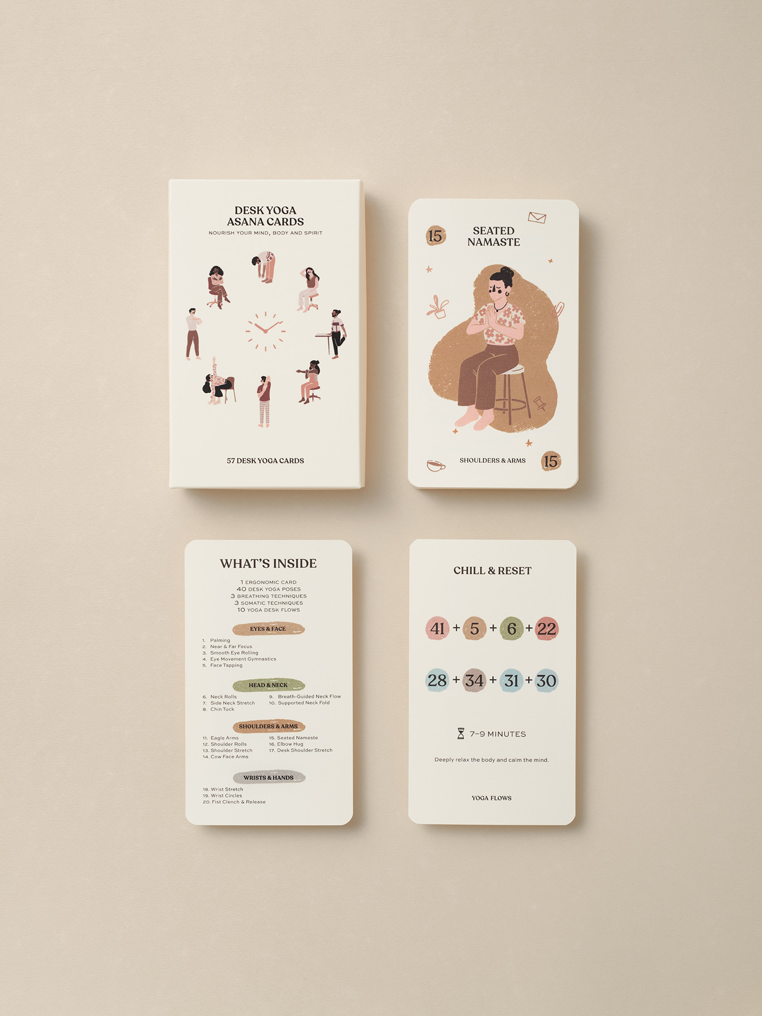 desk yoga cards