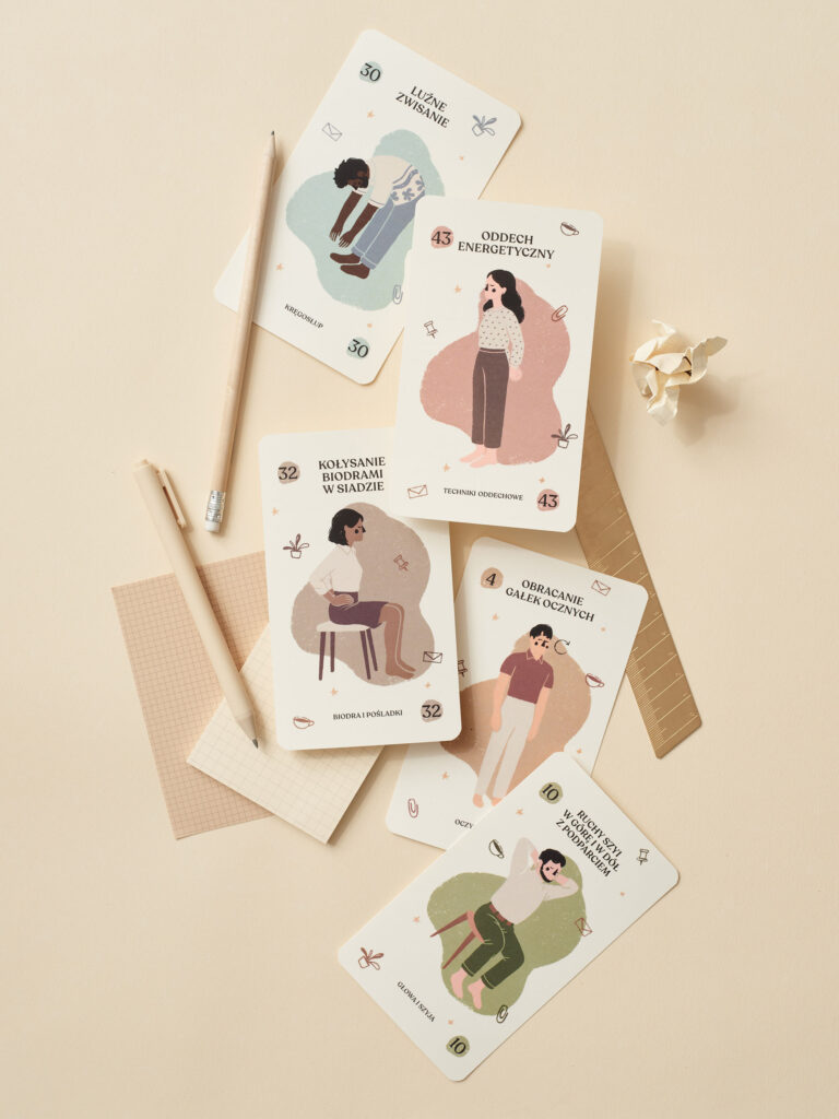 desk yoga cards